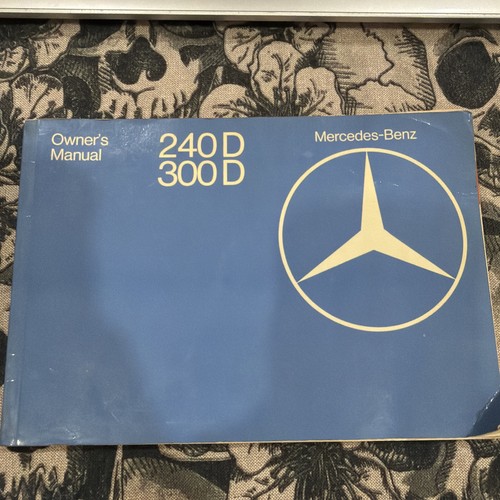 Mercedes w123d owner manual - w123d,