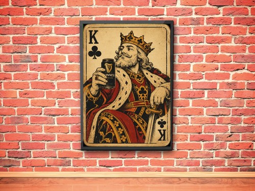 Vintage poster king clubs - poster,