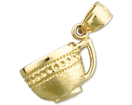 14k solid gold coffee - coffee, mug