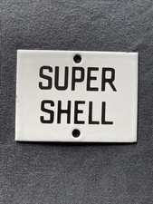 Vintage SUPER SHELL Enamel