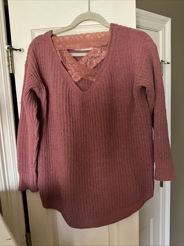 Soft knit pink chenille - soft,