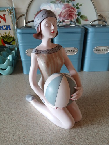 Bathing beauty with beach ball - beach,