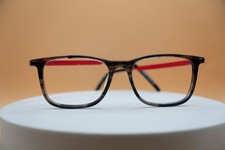 Hugo Boss Eyeglasses HG 07 Unisex Crystal Black  Full Rim Plastic Glasses Frames