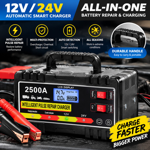 12v 24v car battery - 24v,
