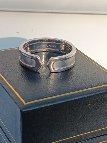 18ct white gold cartier - white, c