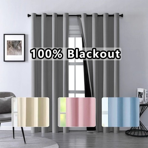 Blackout curtains grommets - curtains,
