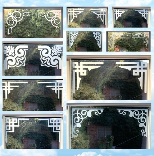Etched frosted glass vinyl - /,