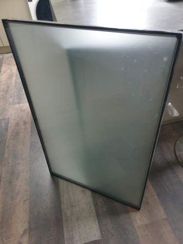 Double glazed frosted - frosted, window