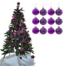 12pc Christmas Tree Baubles, Tree Decorations, Xmas Bauble decorations/Ornaments