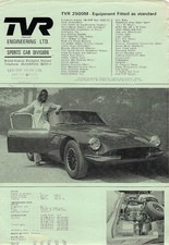 TVR 2500M 1972-73 UK Market