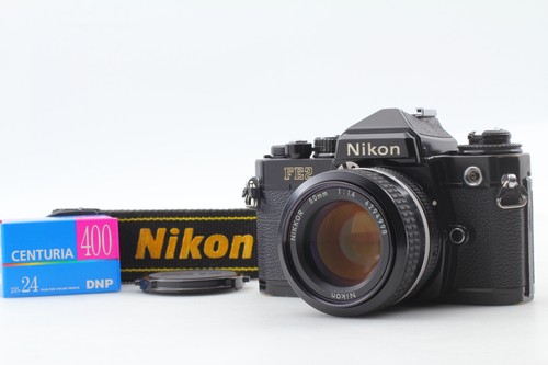 Mint nikon fe2 black slr - [n,