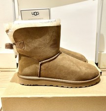Ugg Brown Mini Bow Boots UK