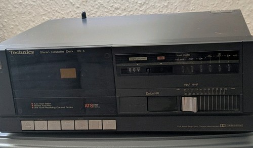 Technics stereo cassette - technics, rs-4