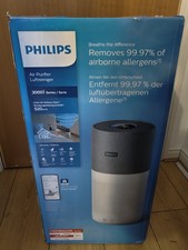 Philips 3000i Connected Air Purifier,  HEPA Carbon Filter Grey/White (AC3033/30)