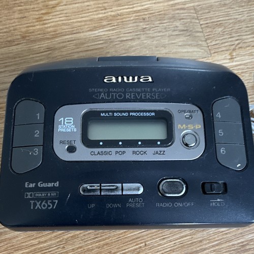 Aiwa tx657 stereo radio - aiwa,