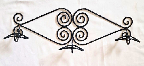Antique french twisted metal