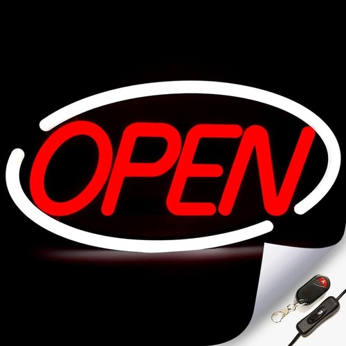 Flashing led open sign - flashing, neon