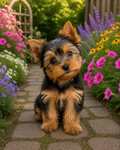 Yorkshire terrier puppy dog - yorkshire,