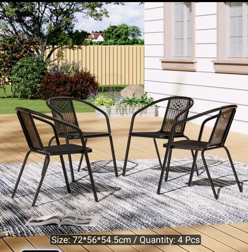 Set black patio - of, dining