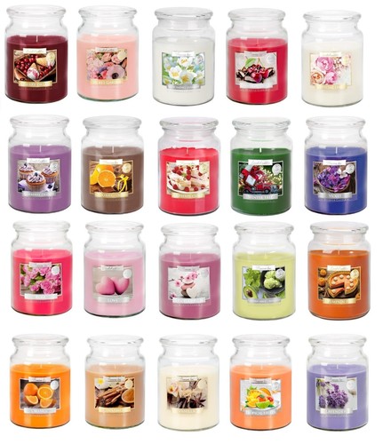 Scented candle large jar 18oz - candle,