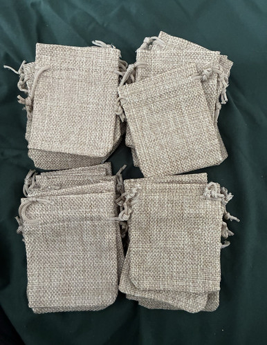 Hessian burlap drawstring - x, hessian/burlap