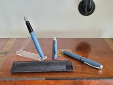 Diplomat Esteem Lapis Blue Fountain Pen And Ballpoint