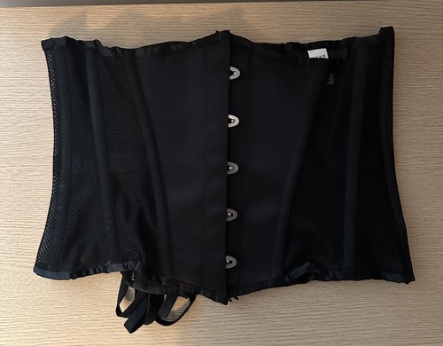Black mesh breathable - lace, up