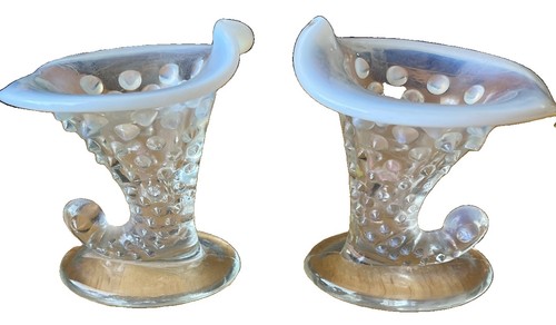 Pair fenton glass - pair, of