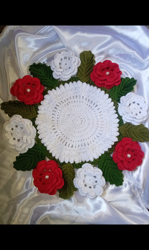 Handmade crochet doily - handmade,