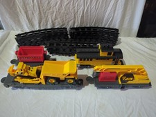 CAT Caterpillar Construction Express Train Set With Railway Track NO TRAIN 