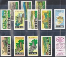 UNIVERSAL CIGARETTE CARD CO.-FULL SET- CAR REGISTRATION NUMBERS 1987 (13 CARDS)