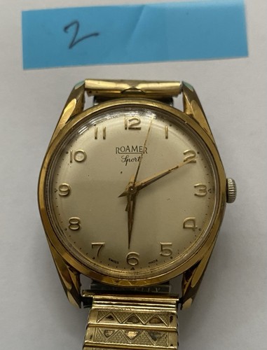 Roamer vintage gold - vintage, gold-tone