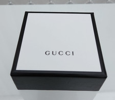 100% GENUINE GUCCI JEWELLERY BLACK AND WHITE NECKLACE, EARRINGS ,OUTER BOX, ONLY