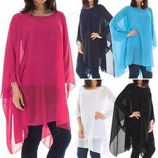LADIES CHIFFON LINED OVERSIZED