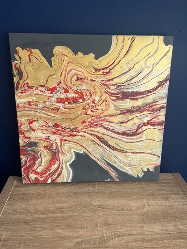 Original acrylic abstract - acrylic,