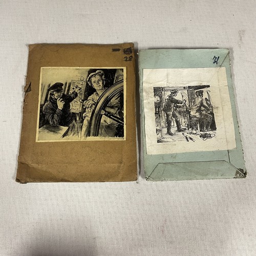 Antique handmade etched copper - handmade,