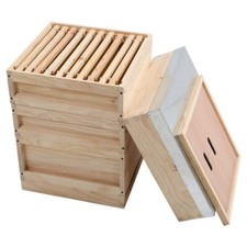 UK National Wood Bee Hive House Brood Box Beekeeper Beekeeping Beehive Frame Kit