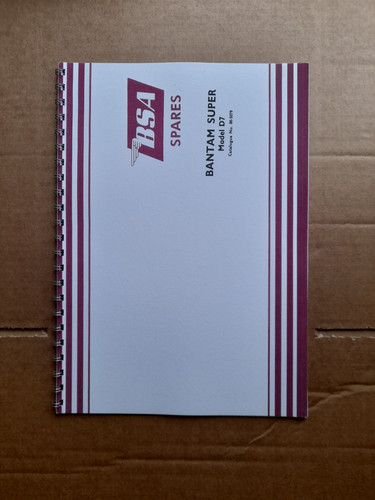 Bsa bantam parts book for - d7,
