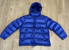 100% AUTHENTIC MONCLER MAYA SIZE 6 Large Blue Men's Puffer DOWN Jacket