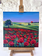 Poppy Field Original Oil