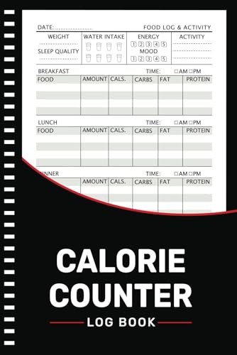 Calorie counter log book - log,