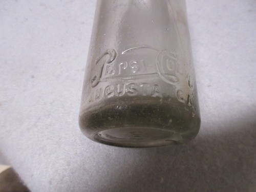 Vtg pepsi bottle straight - vtg,