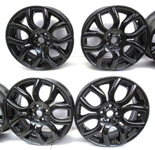 REFURBISHED - MINI 17" Inch Flame Spoke R97 Gloss BLACK Alloy Rims Wheels Set x4