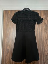 Zara Black Lace Dress XS High