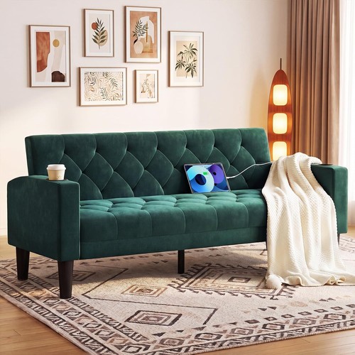Sofa seater velvet comfy - seater,