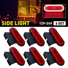 6x RED Tail Side LED Marker