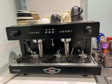 WEGA Pegaso Group 2 Black Espresso Coffee Machine. 