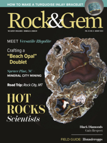 Rock gem magazine aug 2023 - rock,