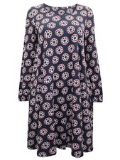Ex-Seasalt Dress WEST WHEAL Navy Floral Seal Maritime Sizes 10 12 14 16 18 20 22