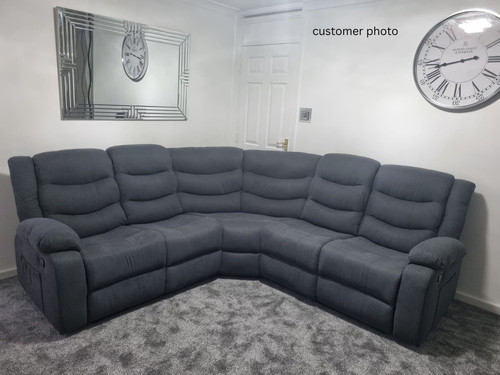 Manual recliner corner sofa - manual,